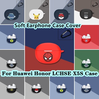 【imamura】เคสหูฟัง แบบนิ่ม ลายการ์ตูน สีพื้น สําหรับ Huawei Honor LCHSE X5S X5S