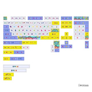 Iwo ปุ่มกดคีย์บอร์ด 144 คีย์ XDA PBT DYE-Sublimation หลากสีสัน สําหรับคีย์บอร์ด MX Switches