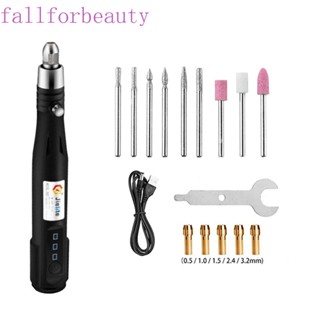 FALLFORBEAUTY เครื่องเจียรไฟฟ้า แบบมือถือ DIY สําหรับแกะสลัก