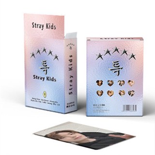 โปสการ์ด อัลบั้มเลเซอร์ Straykids Kpop ราคาถูก สําหรับเด็ก จํานวน 50 ชิ้น ต่อกล่อง