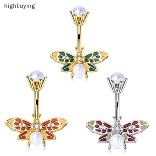 [highbuying] เครื่องประดับส่วนบุคคล น่ารัก สะดือ แหวนหน้าท้อง หลากสี ผีเสื้อ มุก ปุ่มท้อง แหวนหัวนม เครื่องประดับร่างกาย สินค้าใหม่