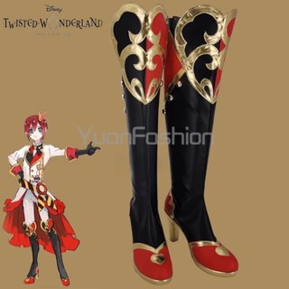 รองเท้าคอสเพลย์ Disney Twisted Wonderland Alice in Wonderland Riddle