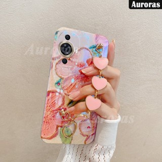 เคสโทรศัพท์มือถือ ปิดด้านหลัง ลายภาพวาดสีน้ํามัน รูปหัวใจ ดอกไม้ หลากสี สําหรับ Huawei Nova 11 Pro 11i 11i 11 Pro