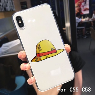 เคสโทรศัพท์มือถือ ซิลิโคนนิ่ม ใส กันกระแทก ลายอะนิเมะน่ารัก สําหรับ Realme C53 C55 C35 C33 C30 C30s C25 C25y C21 C21y C15 C12 C11 C3 5 5i 6 5G 9 10 11 Pro Plus