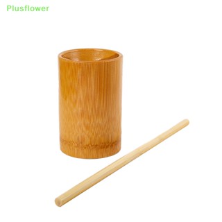 (Plusflower) อุปกรณ์ไม้ไผ่ธรรมชาติ สําหรับนวดร่างกาย บรรเทาอาการปวดหลัง ป้องกันเซลลูไลท์