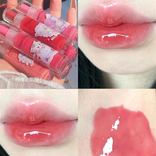 3pcs Cappuvini Cat Clear Toot Lip GLOSS Water Light Mirror Jelly Lip Glaze Whitening Moisturizing Lip GLOSS Affordant Cup ลิปสติกราคาถูก veemm