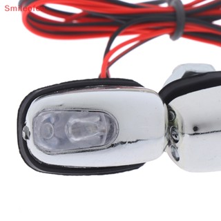 [Smileofen] ใหม่ หัวฉีดที่ปัดน้ําฝนรถยนต์ มีไฟ Led 2 ชิ้น