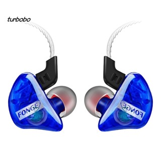 Turbobo หูฟังอินเอียร์ HiFi กันน้ํา พร้อมไมโครโฟน สําหรับสมาร์ทโฟน