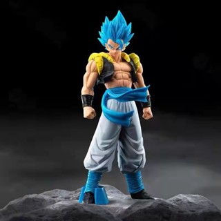 โมเดลฟิกเกอร์ PVC อนิเมะดราก้อนบอล Z Super Saiyan Blue Gogeta ขนาด 31 ซม. เหมาะกับของขวัญวันเกิด ของเล่นสําหรับเด็ก