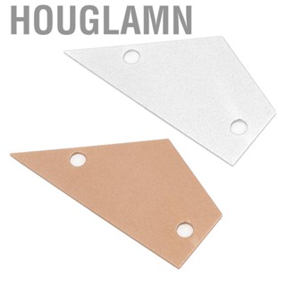 Houglamn Guitar Bass Fret Leveling Ruler Rocker Level Luthier Tool Stainless Steel for Acoustic