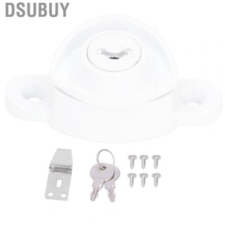 Dsubuy Window Lock Child‑Proof Security White Anti‑Theft Sash Zinc Alloy F