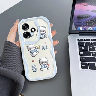 Ybd เคสโทรศัพท์มือถือ ซิลิโคนนิ่ม ลายคลื่นน่ารัก สําหรับ Infinix Hot 30 Play Hot 30i X6831 X669