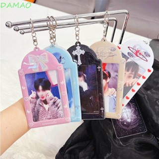 DAMAO ซองใส่บัตร PVC ใส่โปสการ์ด รูปภาพ ไอดอล บัตรรถบัส สําหรับนักเรียนหญิง