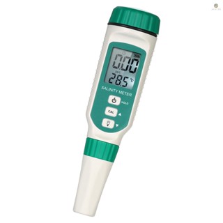 Smart SENSOR เครื่องวัดความเค็ม เกจวัดความเค็ม น้ําเค็ม แบบพกพา ATC พร้อม 0.00ppt-9.99ppt