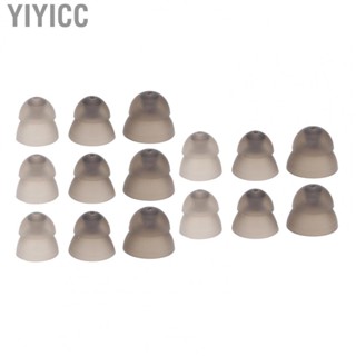 Yiyicc 15pcs Hearing Amplifier Ear Plugs 2 Layers Silicone Soft Reusable  Static Round Shape Earbud S M L