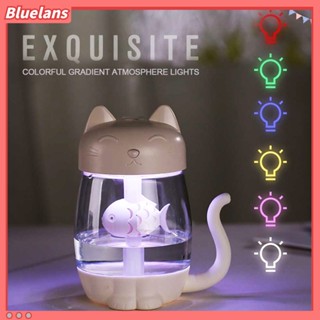 [BLS] 3 in 1 เครื่องทําความชื้นอัลตราโซนิก ไฟ LED USB รูปแมว 350 มล.