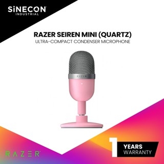 Razer Seiren Mini - Quartz Ultra-compact Streaming Microphone