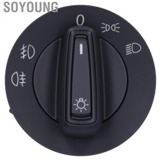 Soyoung Auto Car Headlight Switch Fog Lamp Control Knob 5GG941431B Replacement Accessory