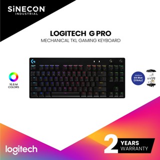 Logitech คีย์บอร์ด G Pro Mechanical TKL Gaming Keyboard