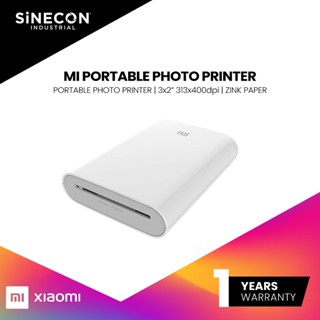 Xiaomi Mi Portable Photo Printer เครื่องพิมพ์รูปแบบพกพา ใช้กระดาษ ZINK เชื่อมต่อผ่านระบบ Bluetooth