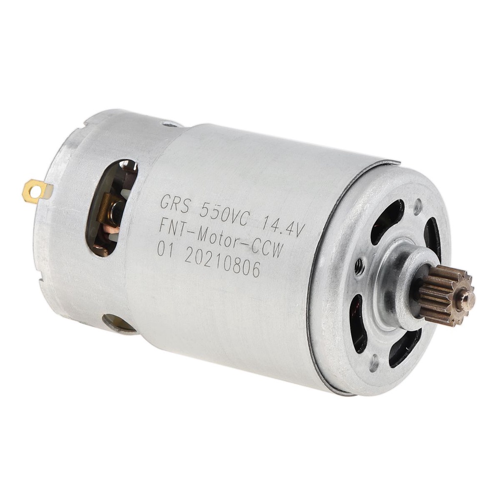 มอเตอร์ DC 12 ซี่ 10.8-25V 21500-29000RPM RS550 สําหรับสว่านไฟฟ้า ไขควงไฟฟ้า ราคา ถูกที่สุด ดีลบีเคเค แกลเลอรีภาพที่ 9