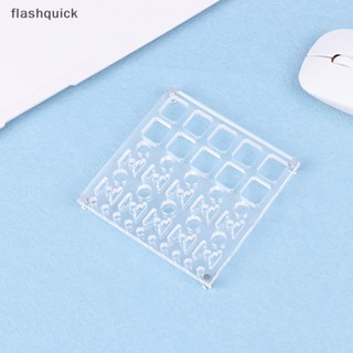 Flashquick 2-in-1 บอร์ดอะคริลิค สําหรับสวิตช์หล่อลื่น แป้นพิมพ์เชิงกล DIY