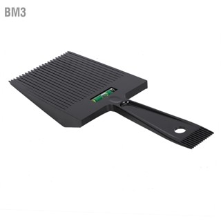 BM3 Flat Top Guide Comb หวีตัดผม Clipper หวีร้านตัดผมเครื่องมือทรงผม (สีดำ)