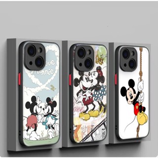 เคสโทรศัพท์มือถือแบบนิ่ม ลายมิกกี้ 163A สําหรับ iPhone 12 13 Plus 14 Pro Max