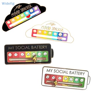 Widefig เข็มกลัดเคลือบ ลาย My Social สร้างสรรค์ ของขวัญ สําหรับคนรักสินค้า