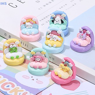 [IHS] Kawaii พวงกุญแจเรซิ่น 3D ขนาดเล็ก พร้อมหมอนนอนหลับ อุปกรณ์เสริม สําหรับบ้านตุ๊กตา DIY