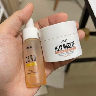 ราคาต่อเซต 2 ชิ้น เซตไอเท็มกู้ผิว BY LANOS เจลลี่มาร์ก+คาน่าเซรั่ม JELLY MASK UP และ CANA SERUM