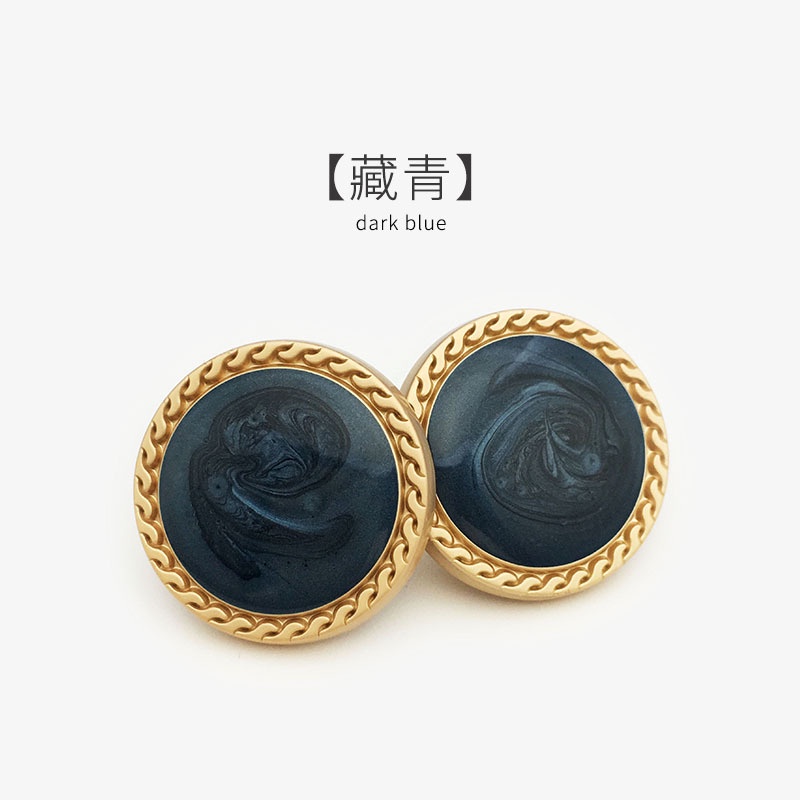 กระดุมแบน 15 20 มม. สําหรับตกแต่งเสื้อโค้ท เสื้อกันหนาว 5 ชิ้น - รูปที่ 6