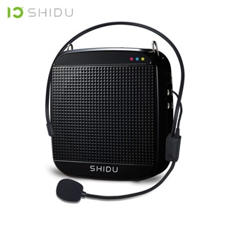 Shidu S512 เครื่องขยายเสียงลําโพง USB แบบพกพา สําหรับครู ทัวร์ไกด์ โยคะ S512