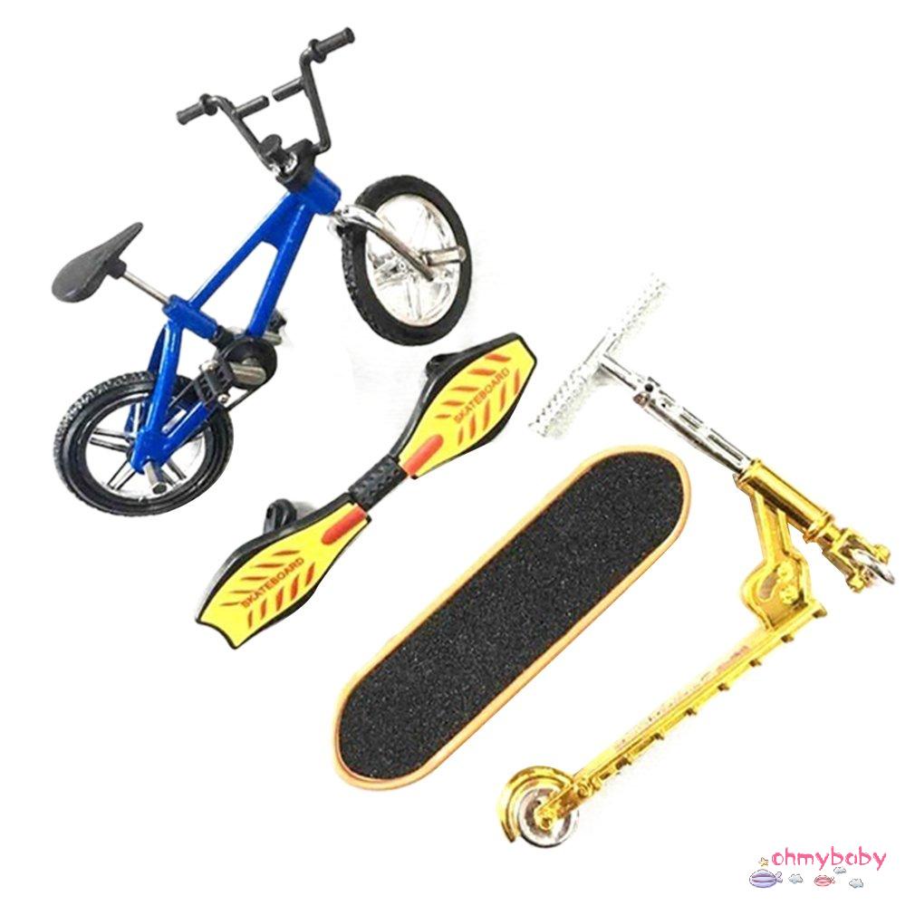 Finger จักรยาน Fingers Skateboard ชุดของเล่นจักรยาน Skate Board Vitality Boards Scooter ของเล่นเด็กของขวัญเด็ก [N/18]
