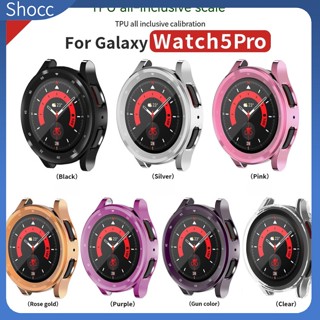 Shocc เคสนาฬิกาข้อมือ น้ําหนักเบา พร้อมสเกล สําหรับ Samsung Watch5 Pro 45 มม.