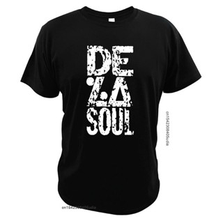 เสื้อยืดคอกลม พิมพ์ลายอัลบั้ม De La Soul Is Dead T American Group De La Soul Best Rap Undertale สําหรับผู้ชาย