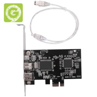 การ์ดอะแดปเตอร์ PCIe Firewire 4 พอร์ต (3X6 Pin และ 1x4 Pin) สําหรับ Windows 10 IEEE 1394 PCI Express