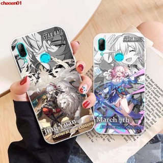 เคสโทรศัพท์มือถือ ซิลิโคนนิ่ม ลายรูปแบบที่ 03 สําหรับ Huawei Nova 2i 3i 2 4 Y3 Y5 Y6 Y7 Y9 GR3 GR5 Prime Lite 2017 2018 2019 Honkai Star Rail March7th