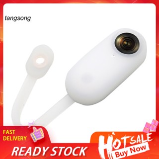 Tang_ เคสซิลิโคน กันสั่น แบบพกพา พร้อมสายคล้อง สําหรับกล้อง Insta360 GO