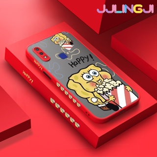 เคสโทรศัพท์มือถือ ซิลิโคนนุ่ม ใส กันกระแทก ลายการ์ตูนสพันจ์บ็อบ สําหรับ VIVO V11i Z3 Z3i