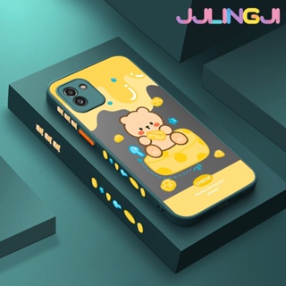 เคสโทรศัพท์ซิลิโคนใส แบบนิ่ม ลายการ์ตูนหมี กันกระแทก สําหรับ Samsung A03 Core A04 A04E A04s M04 F04 A14 5G