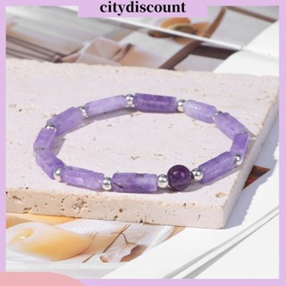 &lt;citydiscount&gt; สร้อยข้อมือ กําไลข้อมือ ประดับลูกปัดหินธรรมชาติ น้ําหนักเบา ไม่ระคายเคือง ใส่ง่าย เหมาะกับทุกเพศ สําหรับเด็กผู้หญิง และผู้ชาย