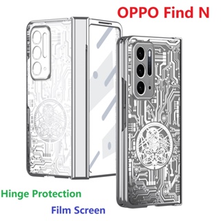 ฟิล์มกระจกนิรภัย ป้องกันรอยหน้าจอ บานพับ สําหรับ OPPO Find N2 Cose