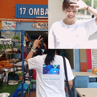 【พร้อมส่ง】เสื้อยืดแขนสั้น ผ้าฝ้าย พิมพ์ลายเซเลอร์มูน สําหรับผู้ชาย และผู้หญิง