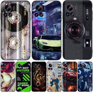 เคสโทรศัพท์มือถือ ซิลิโคนนิ่ม Tpu ลายแมวเกม สีดํา สําหรับ Motorola Edge 30 ultra 5G Edge30 ultra