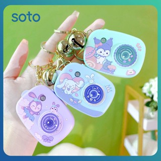 ♫ Sanrio Luminous Camera Game Key Chain Camera Game Console Key Chain Pendant Gift For Children Gift Key Decoration