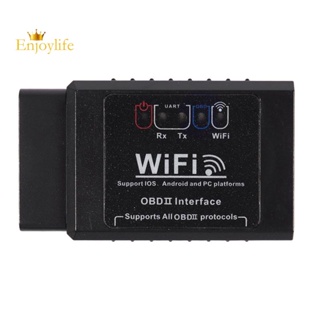 Elm327 V1.5 Obd2 เครื่องสแกนเนอร์ Wifi หลายยี่ห้อ รองรับโปรโตคอล Obd2 ทุกรุ่น ทํางานบน Ios Android Symbian Windows