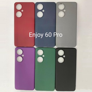 เคสโทรศัพท์มือถือแบบนิ่ม ผิวด้าน บางมาก สีพื้น เรียบง่าย สําหรับ Huawei Enjoy 60 60Pro 60X