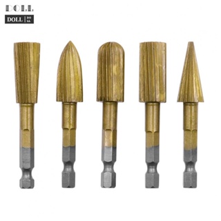 ⭐READY STOCK ⭐5pcs 1/4inch (6.35mm) Shank Carbide Burrs Rotary File Rotary Rasp Cutter Files