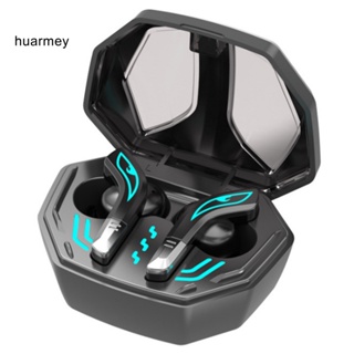 Huarmey หูฟังไร้สายบลูทูธ 51 MD158 HiFi โหมดคู่ แบบพกพา 1 คู่ สําหรับเล่นเกม